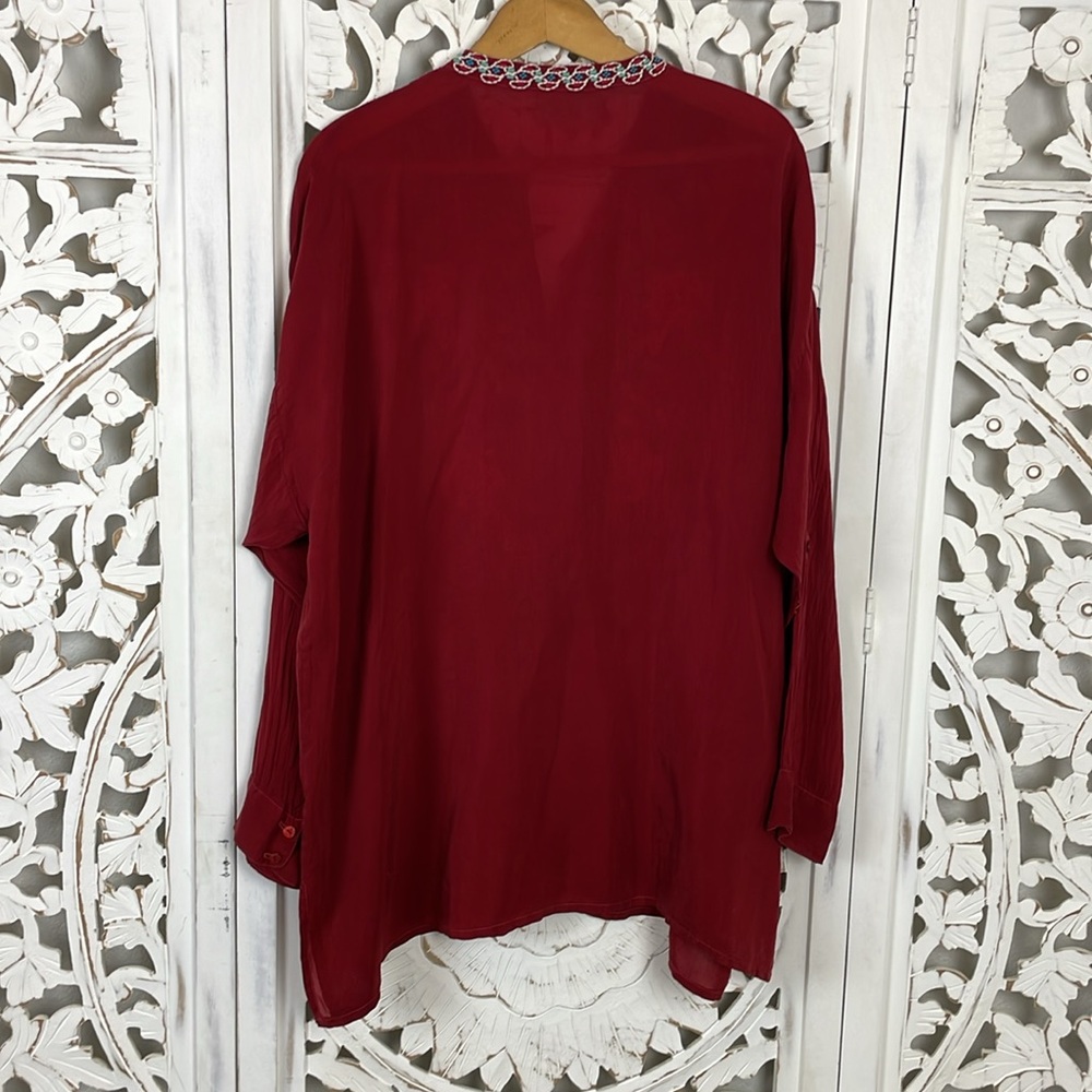 Johnny Was oversize tunic blouse - Picture 5 of 6